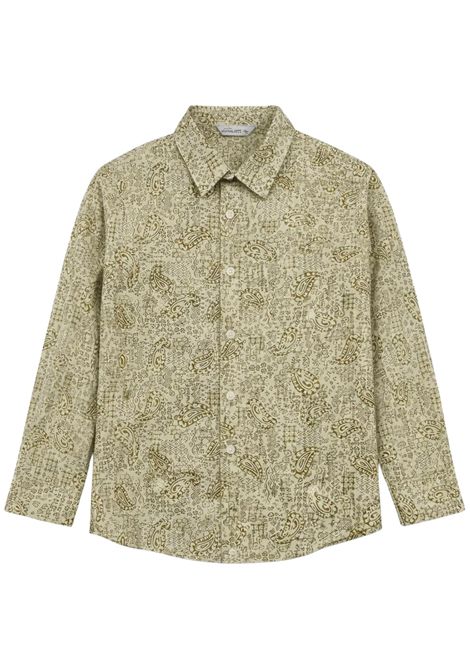 Camicia bambino verde in cotone Manuel Ritz | 3392VERDE